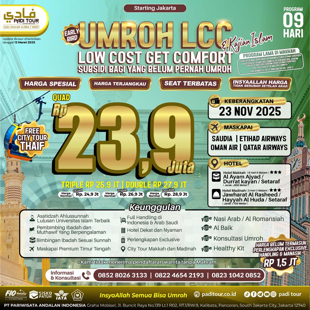 23 nov 25 lcc