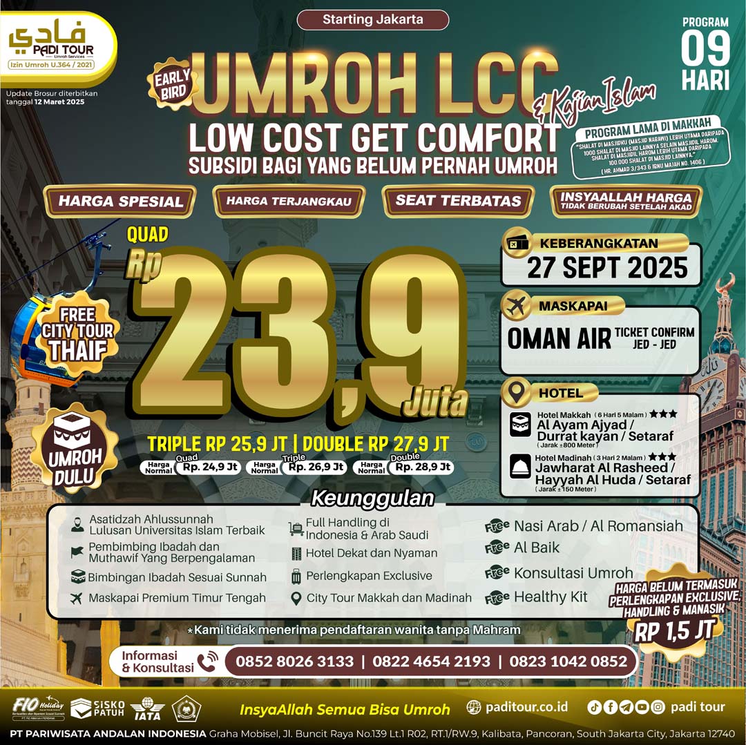 27 SEP 25 LCC