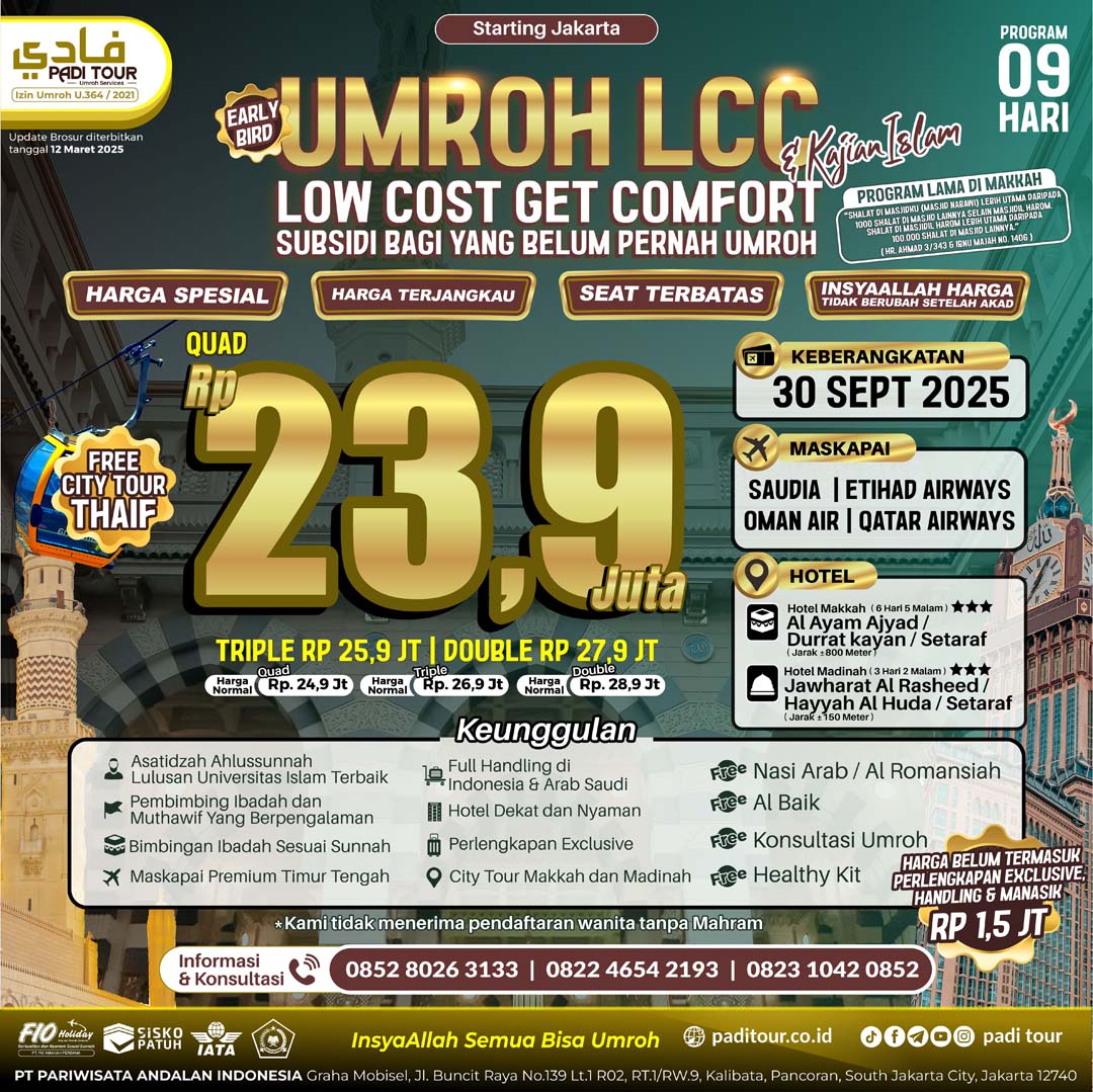 30 sep 25 lcc