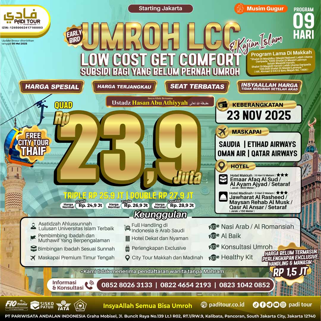 23 nov 25 lcc