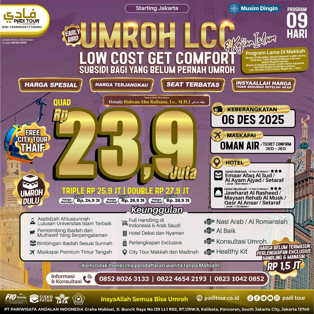 6 des 25 lcc