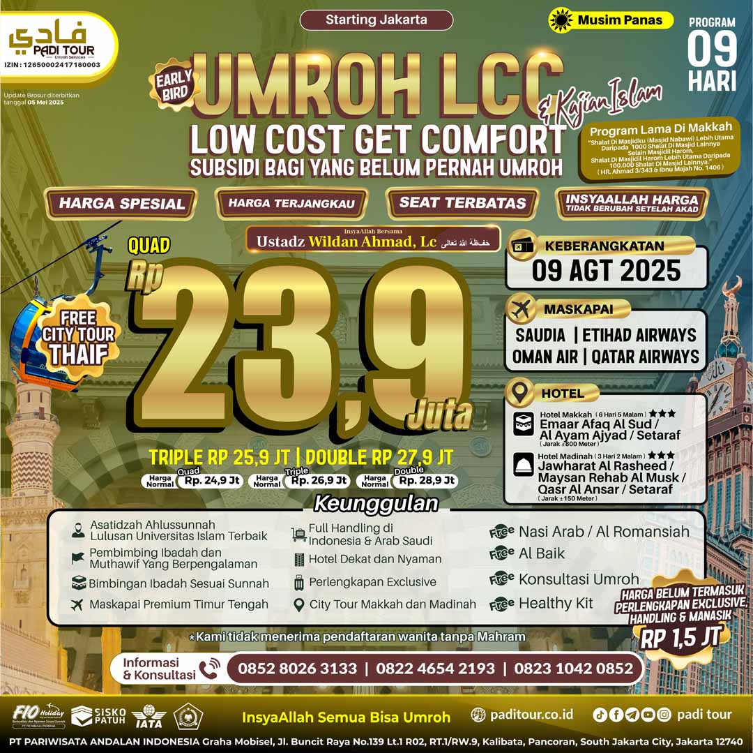 9 AGU 25 LCC
